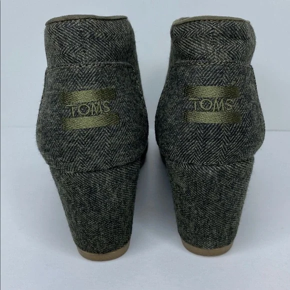 Women's TOMS Herringbone Wedge size 6.5 - Picture 8 of 9